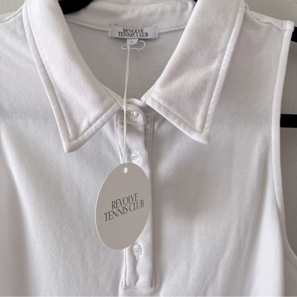 REVOLVE Tennis Club Polo Mini Dress in White Size Small NWT - Picture 6 of 7